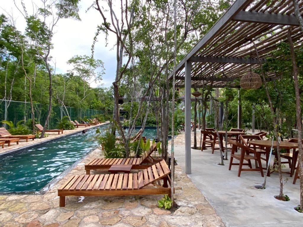 Aldea Savia By Andiani Travel Lägenhet Tulum Exteriör bild