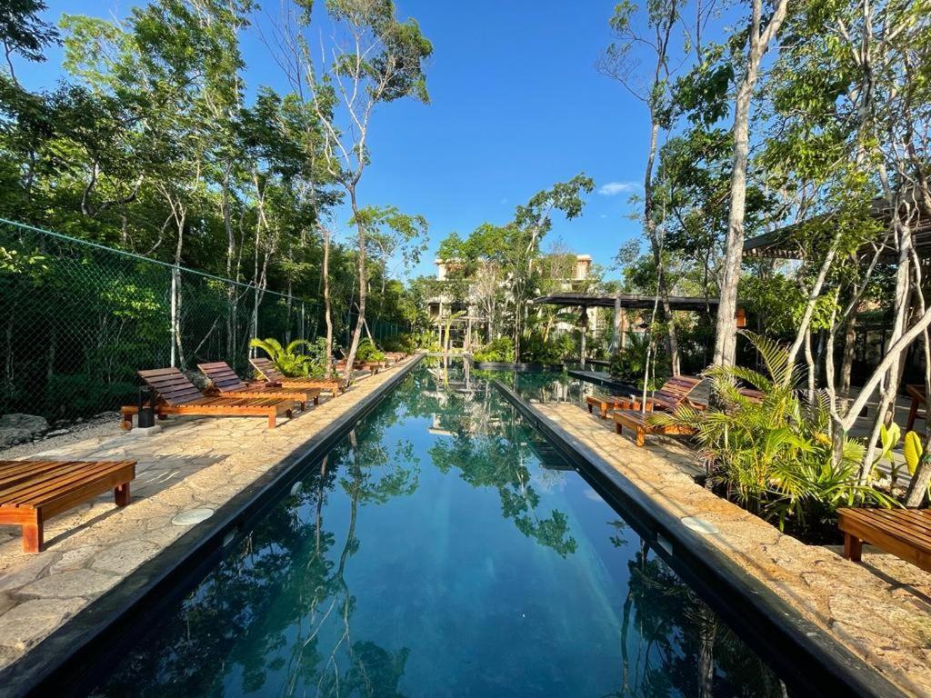 Aldea Savia By Andiani Travel Lägenhet Tulum Exteriör bild